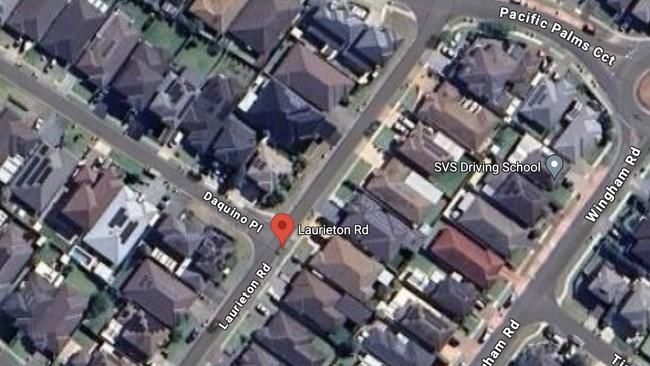 Emergency services were called to Laurieton Rd, Carnes Hill to treat a severely burned teenage boy about 7pm on Sunday April 28. Picture: Google Maps