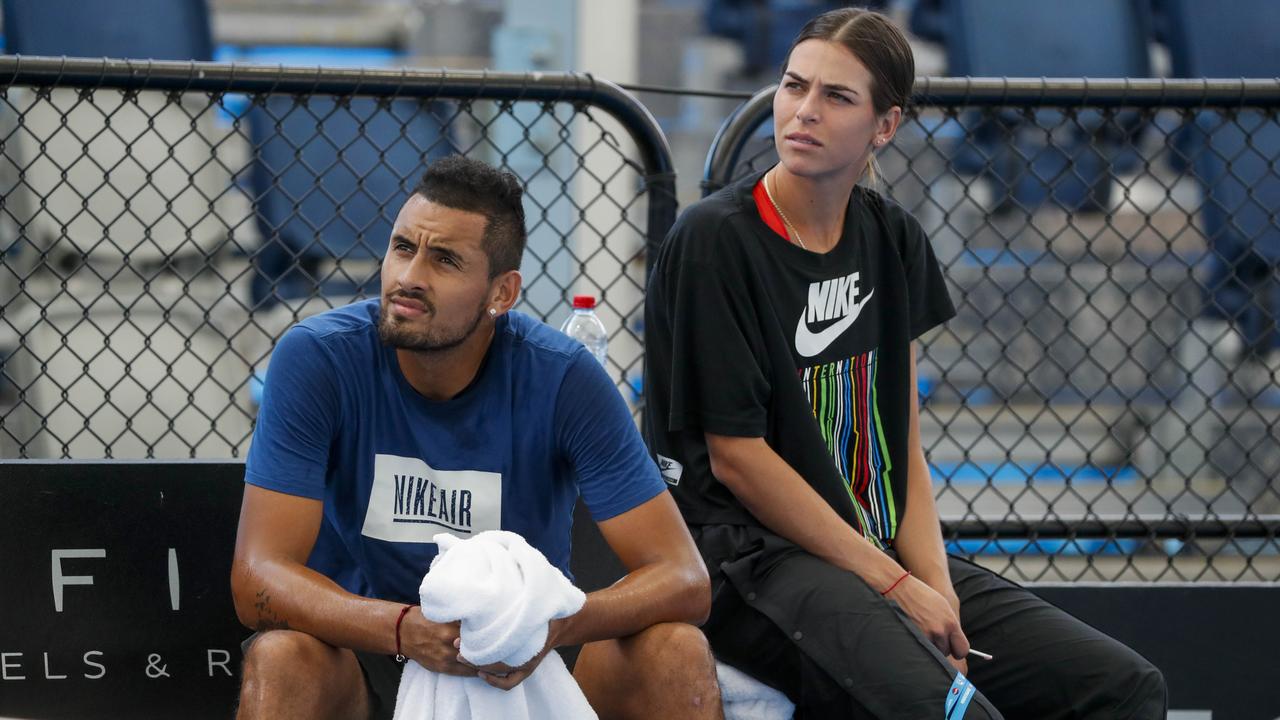 Nick Kyrgios could reunite with Ajla Tomljanovic. Picture: AAP Image/Glenn Hunt