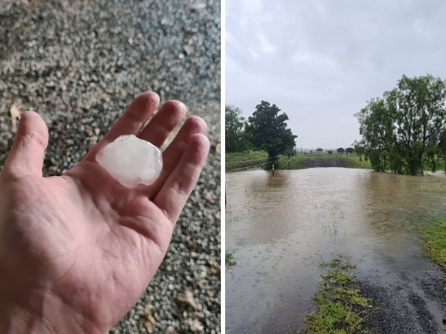 Hail, flooding and 101km/h winds as QLD hit by wild weather