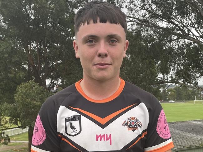 Jake Gaffney of the Macarthur Wests Tigers, Andrew Johns Cup. Picture: Contributed