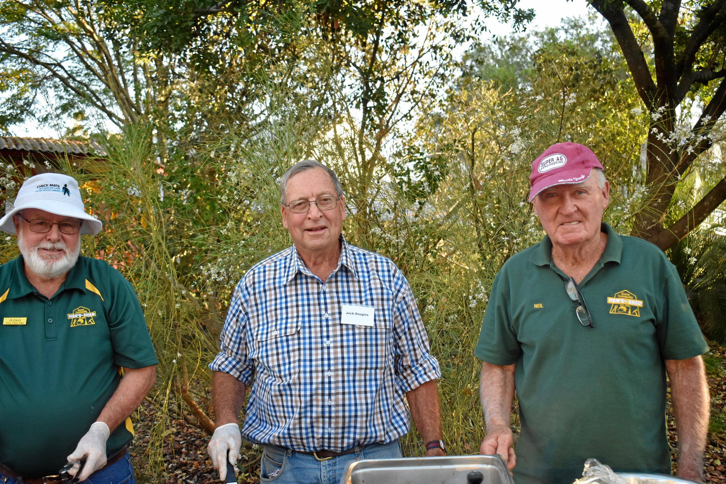 Alan Gibson, Jock Douglas and Neil Stephenson. Picture: Ellen Ransley