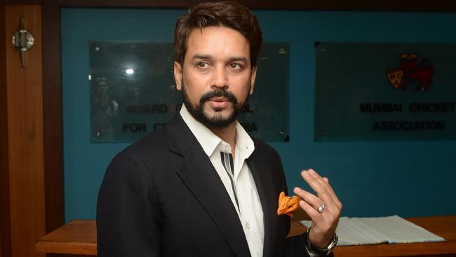 Anurag Thakur, president of the Board of Control for Cricket in India (BCCI).