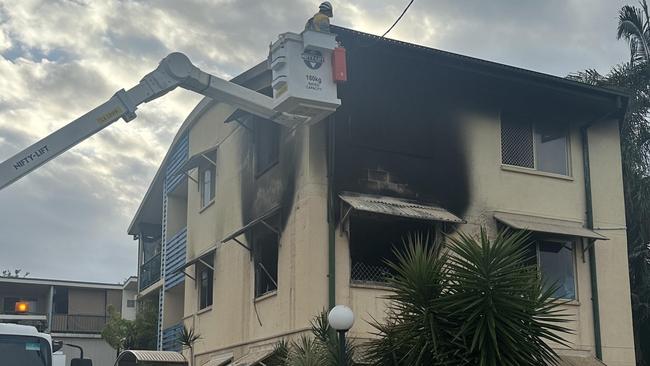 Queensland Fire and Emergency services were called to a unit block on the Corner of Loder st and Brisbane Road in Biggera Waters around 4.30am.