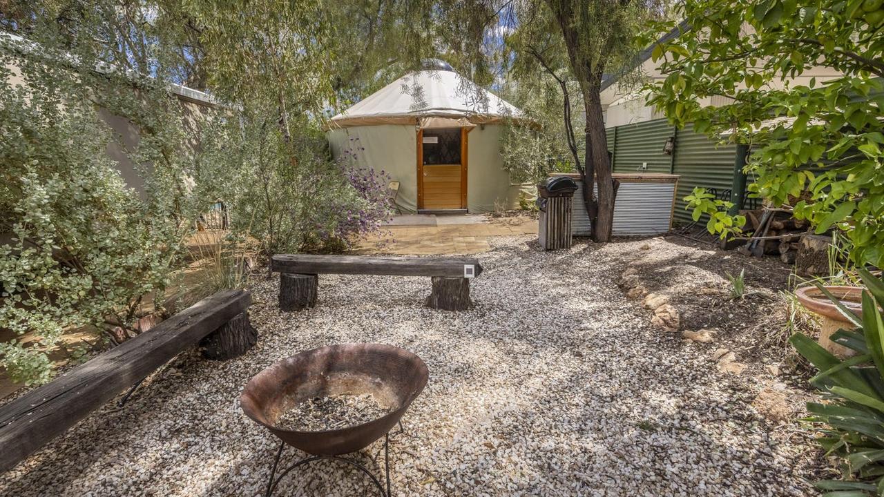 The yurt at 8 Raggatt St, East Side. Picture: realestate.com.au