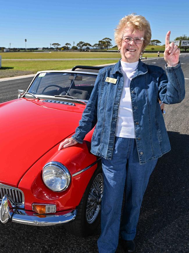 She thinks the cars truly are number one. Picture: Brenton Edwards