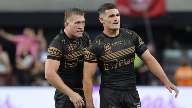 Nathan Cleary starred in the Panthers’ 28-22 win. (Photo by Ethan Miller / GETTY IMAGES NORTH AMERICA / Getty Images via AFP)