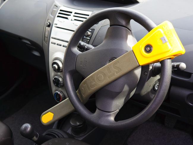Unsophisticated, old-school and back in fashion – spiralling rates of car theft has seen the humble steering wheel lock come back into fashion.