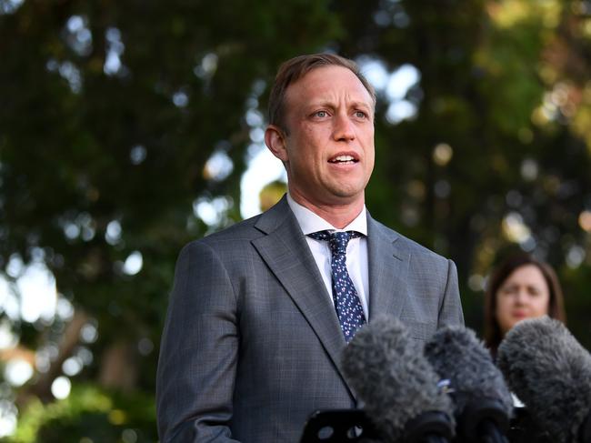 Queensland Health Minister Steven Miles. (AAP Image/Dan Peled)