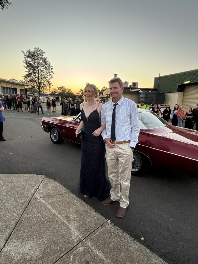 The students of Nanango State High School celebrating their formal.