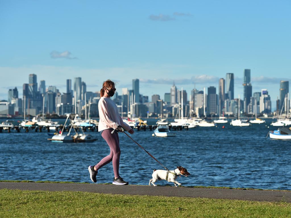 Melburnians woke to their 200th day in lockdown since the pandemic began. Picture: NCA NewsWire/Nicki Connolly