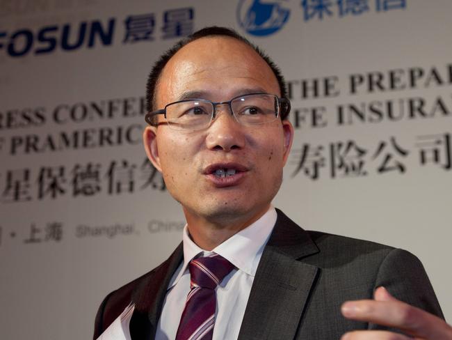 Guo Guangchang, the billionaire chairman of chairman of Fosun International Ltd vanished for several days in December. Picture: Kevin Lee/Bloomberg