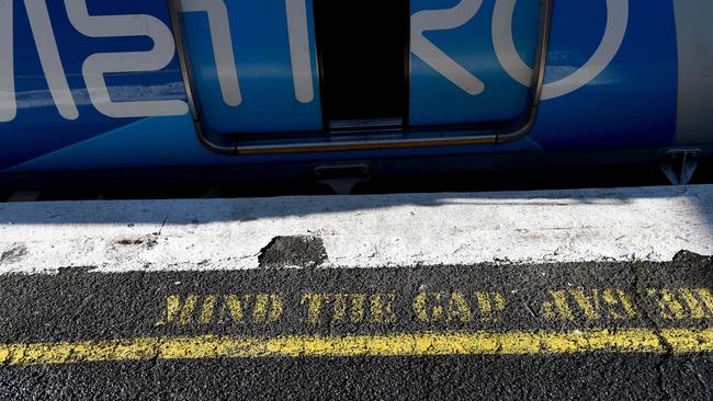 The gap at Heyington Station, where the teenager was killed.