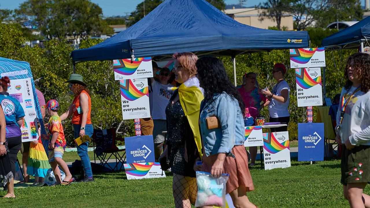 Rainbow on the Reef pride festival in Gladstone. Picture: Colin Neatherway