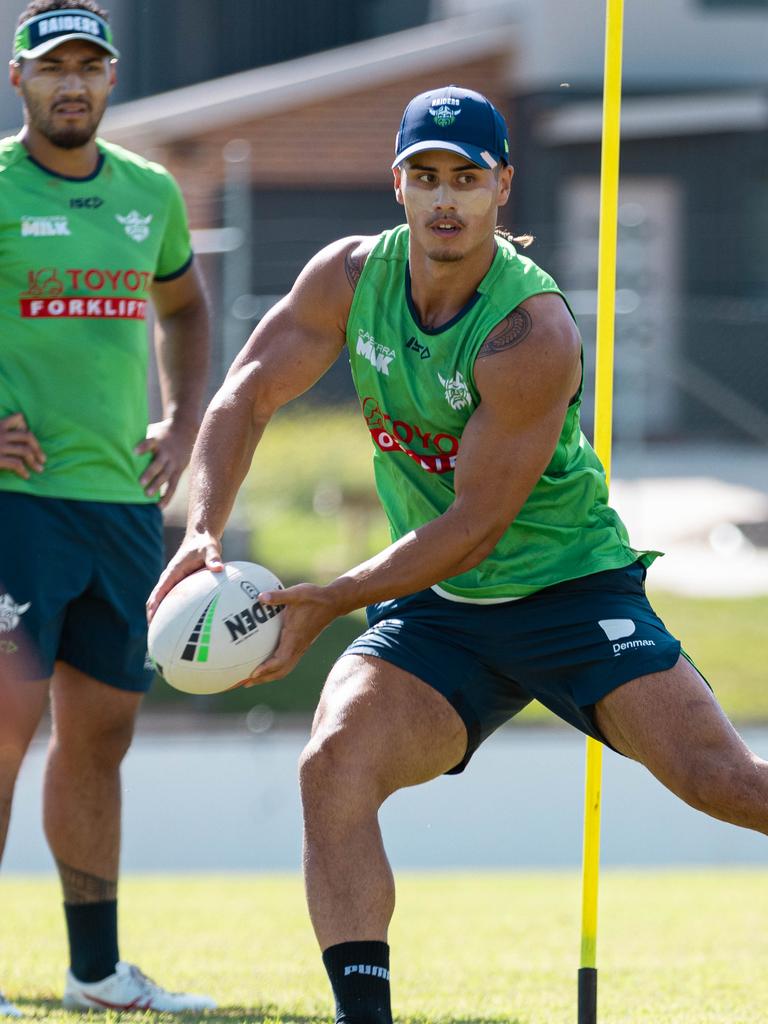 Canberra Raiders young gun Kaeo Weekes. Picture: Supplied/Canberra Raiders