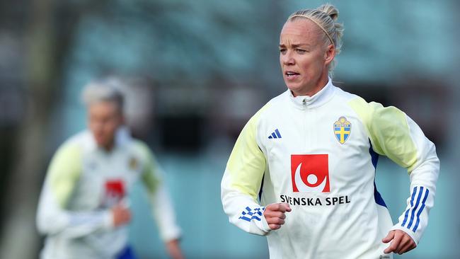 Seger and the Swedish team have been training at Mount Hutt, south of the New Zealand capital. Picture: Hagen Hopkins – FIFA/FIFA via Getty Images