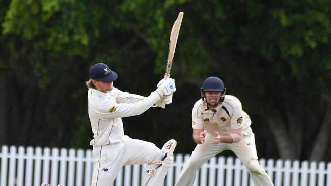 Valley batsman Mitch PickfordFourth grade: Norths v Valley Saturday March 25, 2023. Picture, John Gass