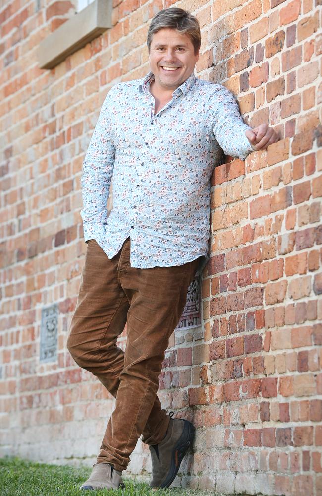 Ross Newton at Western Sydney University in Parramatta where he now works. Picture: Richard Dobson