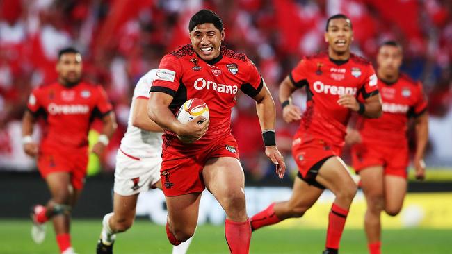 Some of Tonga’s biggest stars had threatened to walk away from the team. Photo by Hannah Peters/Getty Images.