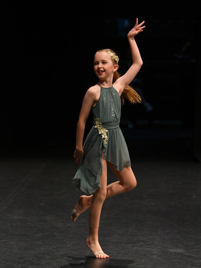 Townsville Eisteddfod. Modern Dance. Age 10. Slow Tempo Solo. Picture: Evan Morgan