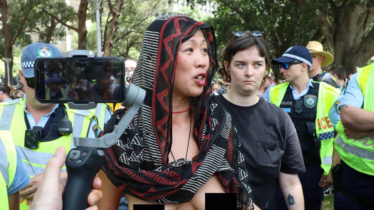 Christina Leung: naked Australia Day protester sentenced in Sydney | Daily  Telegraph