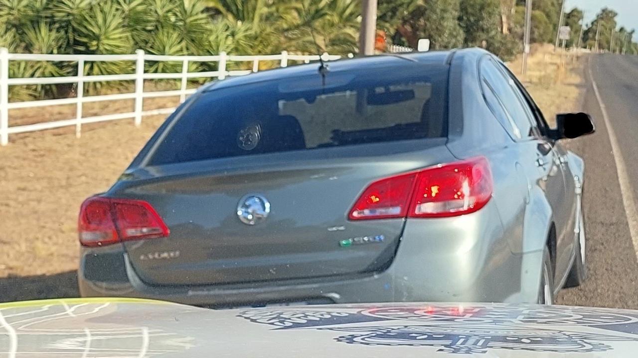 A driver was spotted tossing a stubby can out his window as he was followed by police after being caught speeding. Picture: Victoria Police