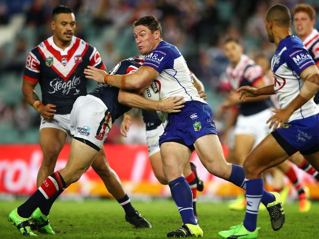 Jackson is one of the Bulldogs’ more consistent performers and the team put in an improved effort against the Roosters in Round 2. Pic: Getty Images