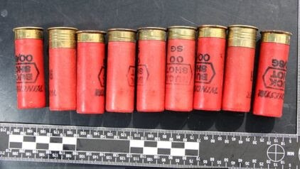 Ammunition located in further searches of the man’s property carried out today. Photo: Queensland Police