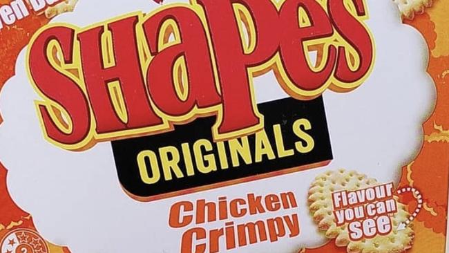 Chicken Crimpy is one of Shapes' most beloved flavours. Picture: @downunderharuppe/Instagram.