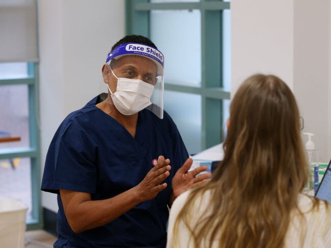 Dr Marco Cavaleri, head of vaccine strategy at the EMA, said the booster program was not a long-term strategy. Picture: Lisa Maree Williams/Getty Images