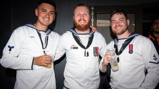 ADF personnel crowd into Darwin pubs to celebrate Anzac Day. Picture: Pema Tamang Pakhrin