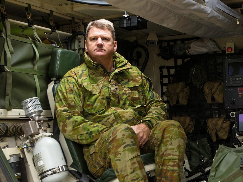 Major General Fergus McLachlan is pushing for the army to future-proof itself. Picture: Mark Stewart