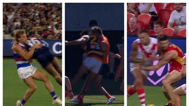 Kysaiah Pickett, Shane McAdam and Lance Franklin are all facing MRO scrutiny.