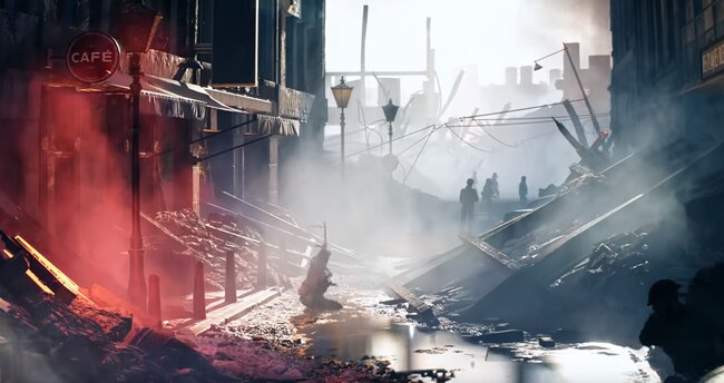 Scenes from the new Battlefield V game trailer