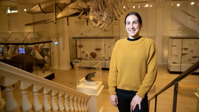 Laura Martinez at the Australian Museum in Sydney. Picture Ryan Osland