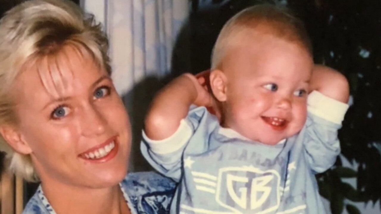 Lisa Curry with infant daughter Jaimi. Picture: Lisa Curry/Instagram