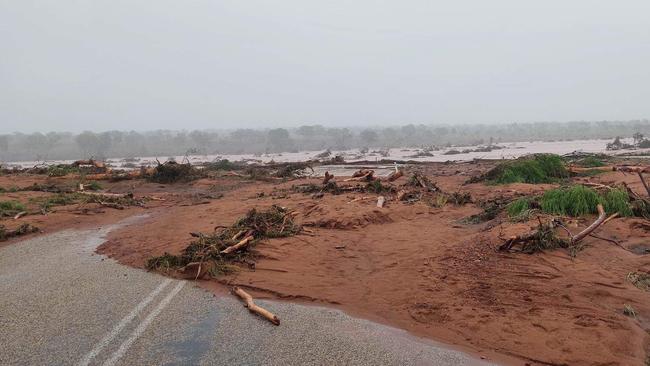 The Daguragu community was evacuated after parts of the Victoria River flooded on Wednesday.