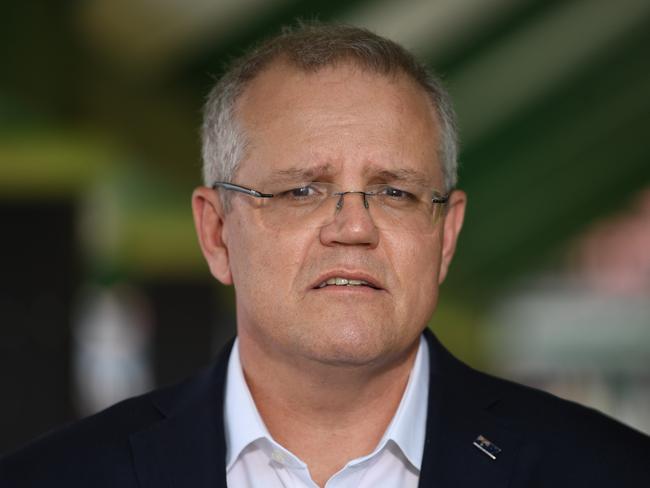 Australian Prime Minister Scott Morrison needs to work with business owners for the future of the nation, Mark Bouris says. Picture: AAP Image/Lukas Coch