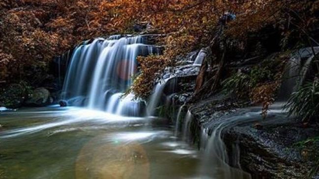 Hunts Creek Waterfall at Carlingford. Picture: Tony Irving