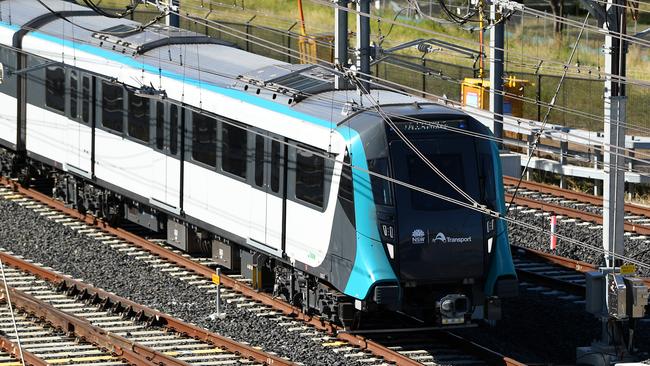 Commuters in Sydney’s north west were left stranded this morning with the new Metro train line replaced by buses. Picture: AAP