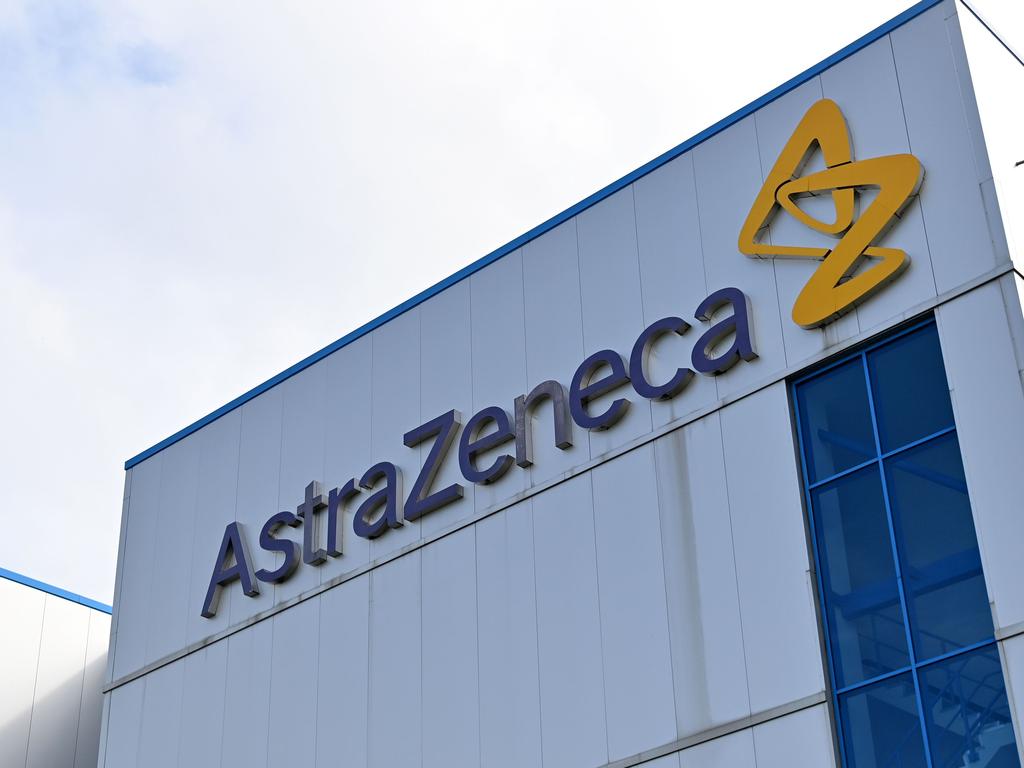 Australia has a signed a deal with biopharmaceutical company AstraZeneca for supply of the coronavirus vaccine. Picture: Paul Ellis/AFP