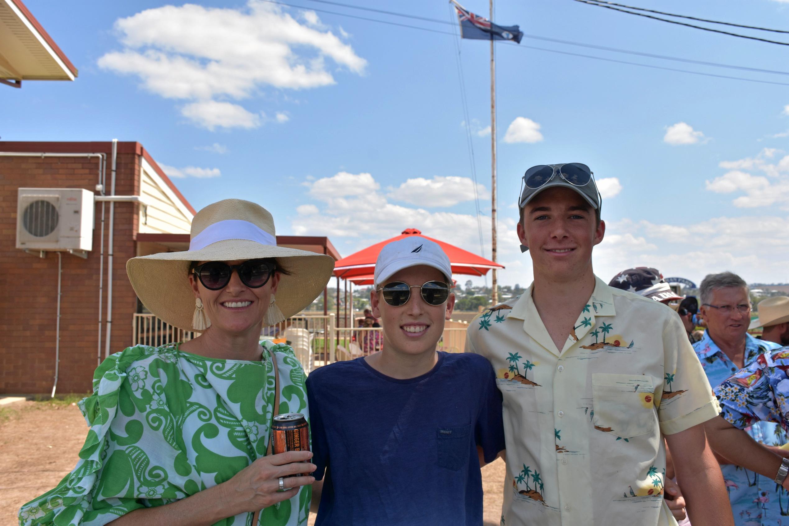 Emily, Gus and Tom Maher. Picture: Emily Clooney