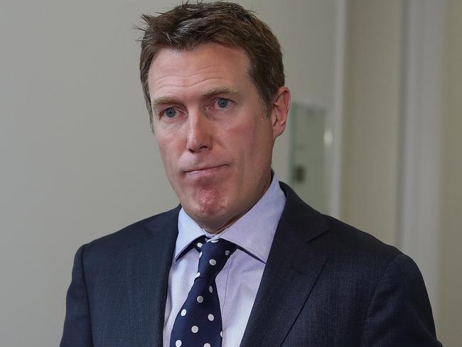 Attorney-General Christian Porter at Parliament House in Canberra.