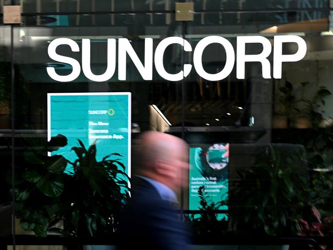 BRISBANE, AUSTRALIA - NewsWire Photos - FEBRUARY 20, 2024.People walk past a Suncorp BankÃs branch in Brisbane. A tribunal has authorised the $4.9 acquisition of SuncorpÃs banking arm by ANZ Bank. Picture: Dan Peled / NCA NewsWire