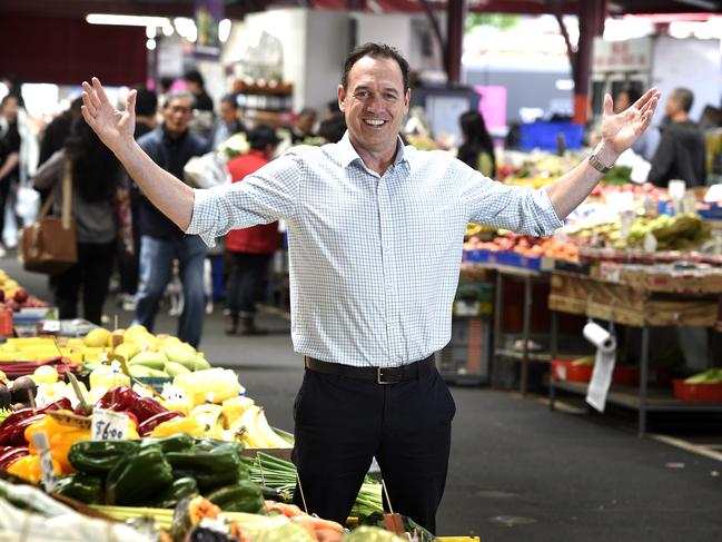 Queen Victoria Market CEO Matt Elliott’s wages remain a secret. Picture: Andrew Henshaw