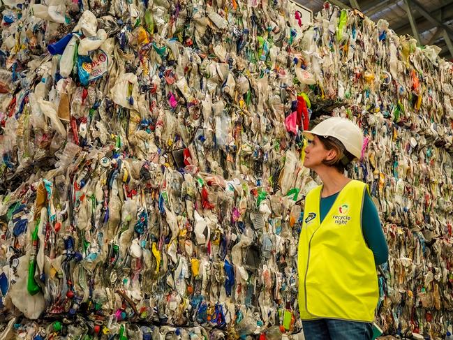 Rebecca Prince-Ruiz at Regional Resource Recovery Centre (RRRC) in Canning Vale. Picture: Tashi Hall