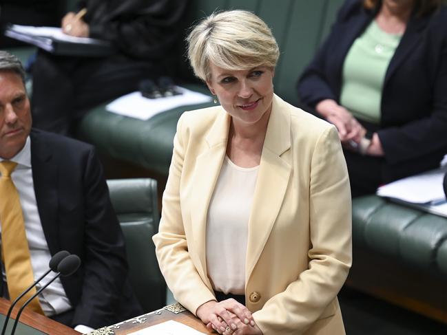 CANBERRA, AUSTRALIA, NewsWire Photos. SEPTEMBER 6, 2023: Tanya Plibersek during Question Time at Parliament House in Canberra. Picture: NCA NewsWire / Martin Ollman