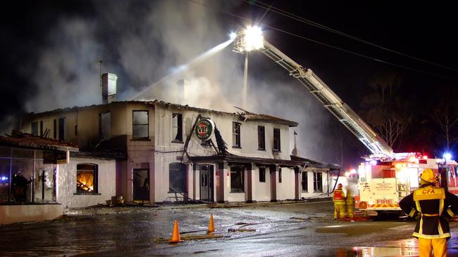 157 years of history went up in flames when the hotel burnt down in 2008.