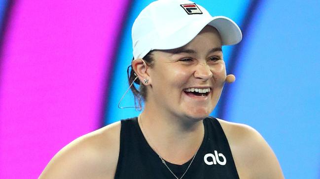 Ash Barty will return to the court to play at Bourke St Mall. Picture: Getty