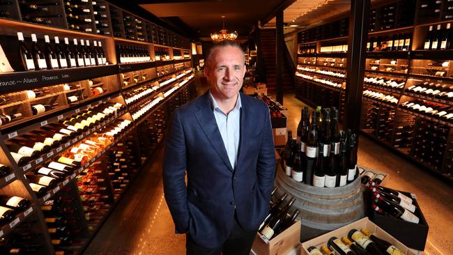 06/09/2019 Woolworths liquor boss Steve Donohue at the Dan Murphys cellar store in Prahran. Picture: David Geraghty.