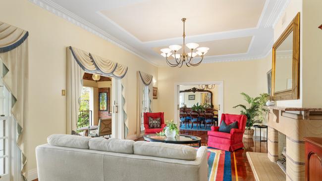 Inside the Ascot home.